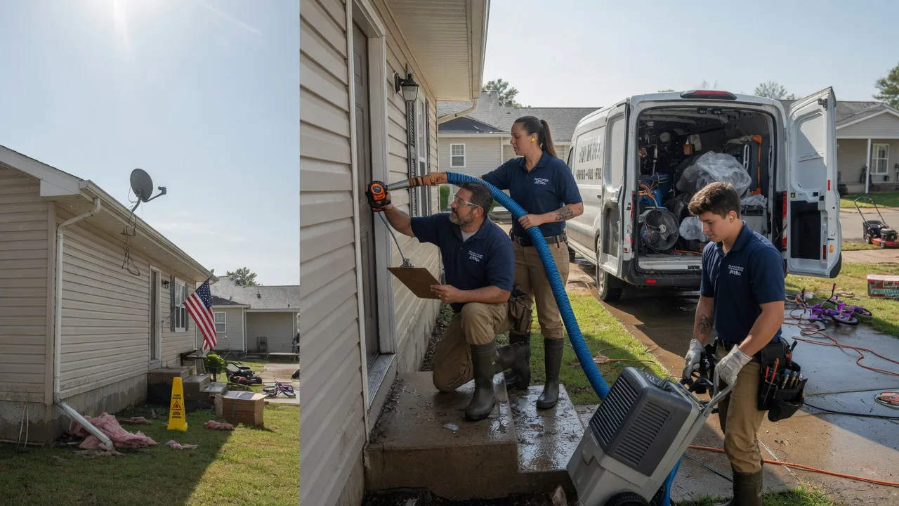 Ceiling Water Damage Restoration in Ellisville, MS near me